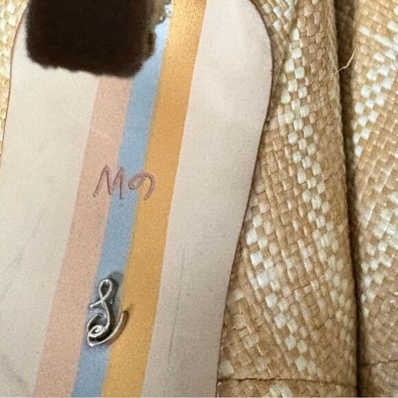 Sam Edelman HAZEL POINTED TOE PUMPS Raffia - Picture 8 of 8